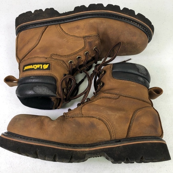 Lacrosse Leather Foreman 6” Steel Toe Boots - Picture 6 of 13